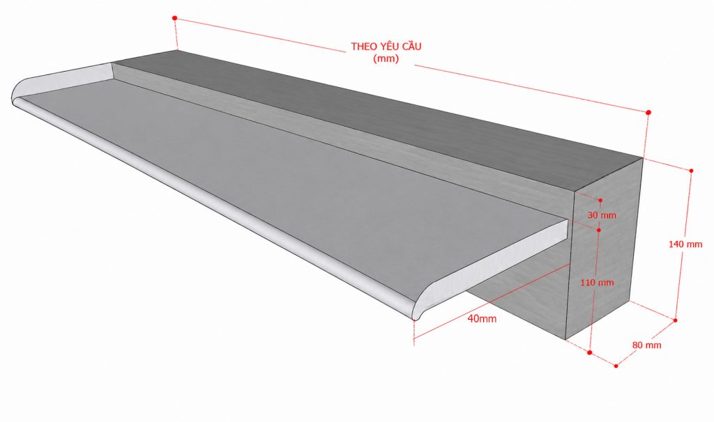 Máng tạo thác nước inox theo yêu cầu mẫu 1